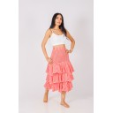 ÇİZGİLİ FIRFIRLI ETEK BOHO LOVES ELİF MISIRLI